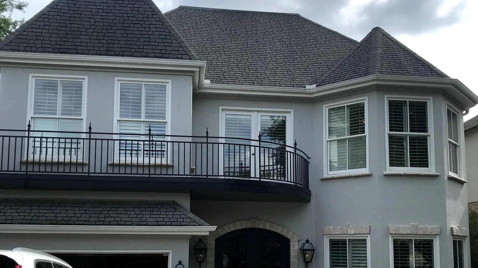 Two-storey home freshly repainted by NR Painting